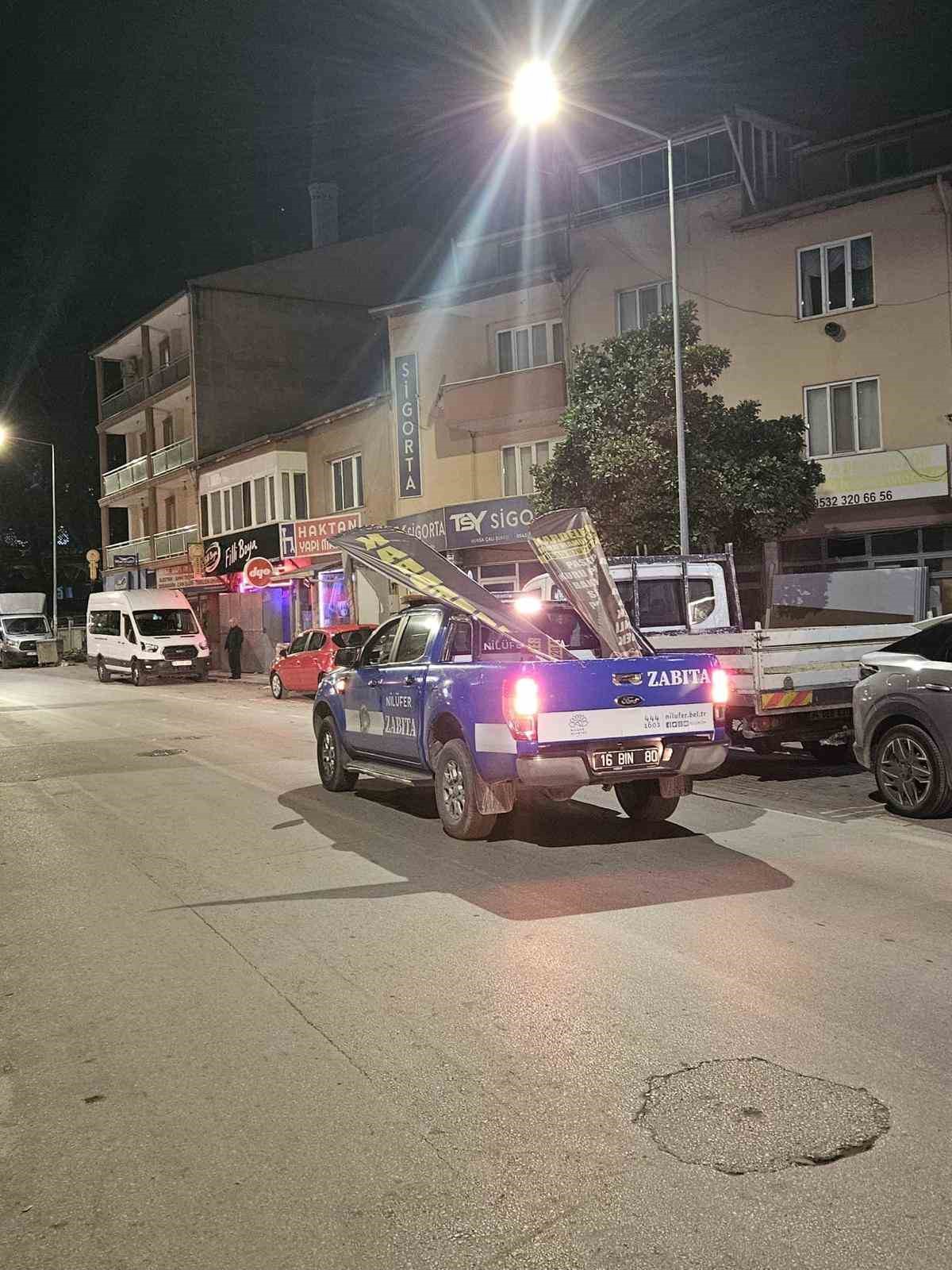 Çalı Mahallesi’nde kaldırım işgallerine sabah operasyonu