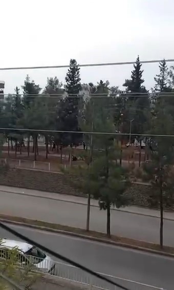 Gaziantep’te karısını öldüren zanlının vurularak yakalanma anı kamerada
