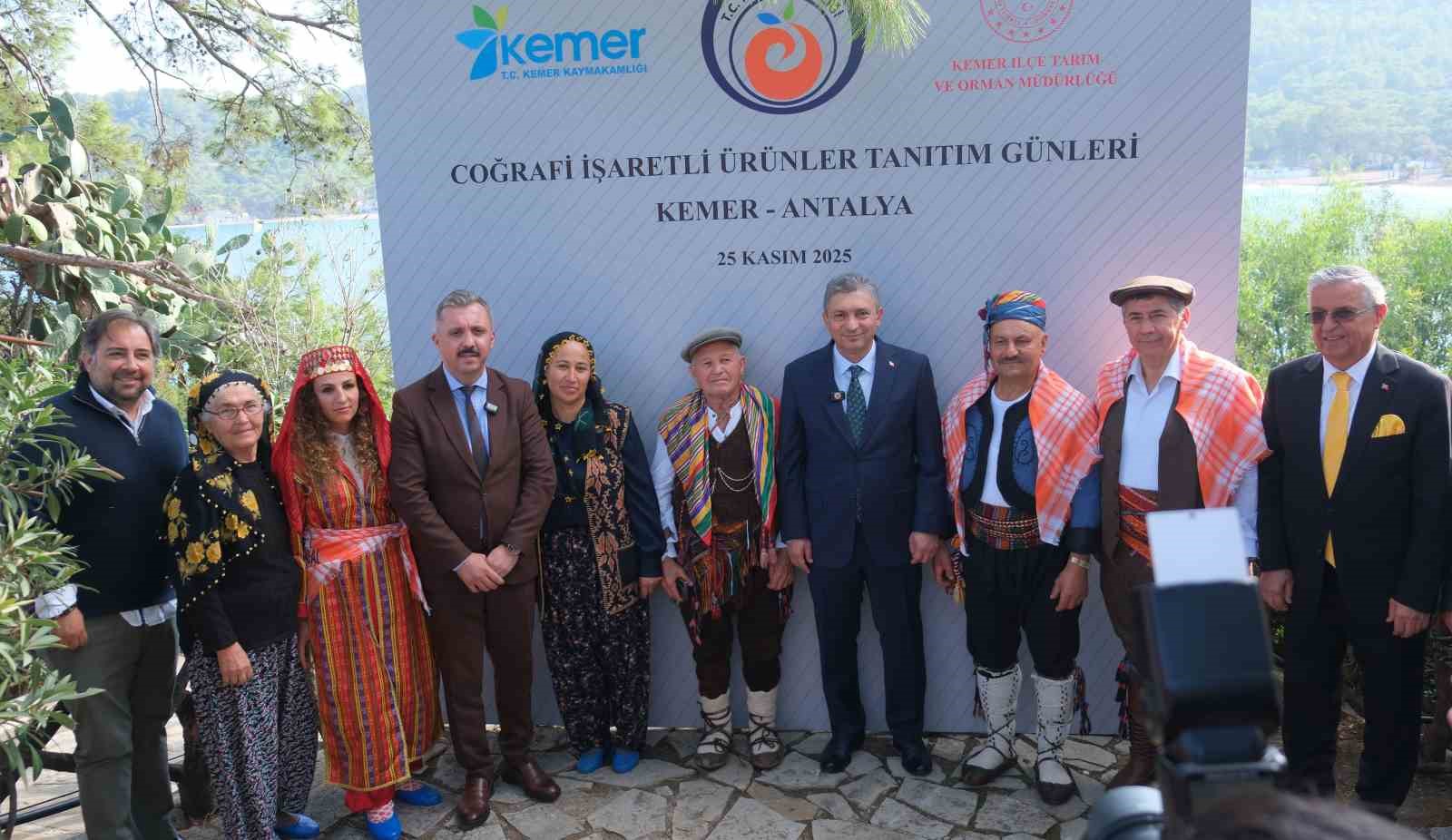 Kemer’de coğrafi işaret başvurusu yapılan ürünler tanıtıldı