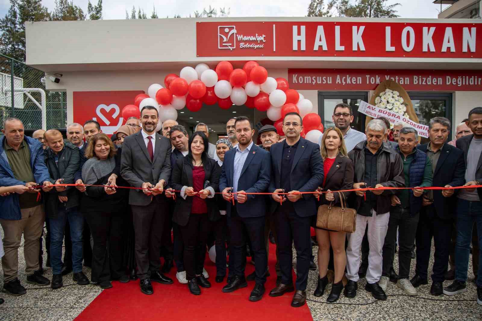 Manavgat Belediyesi 2. Halk Lokantası hizmete açıldı
