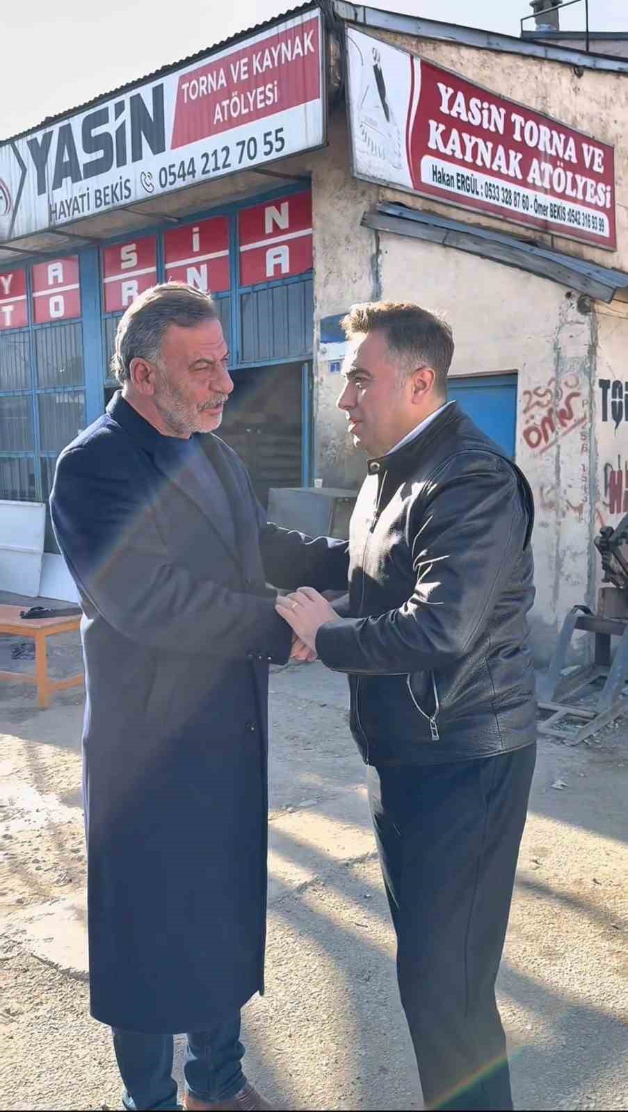 Ağrı Emniyet Müdürü Önder, sanayi esnafını ziyaret etti