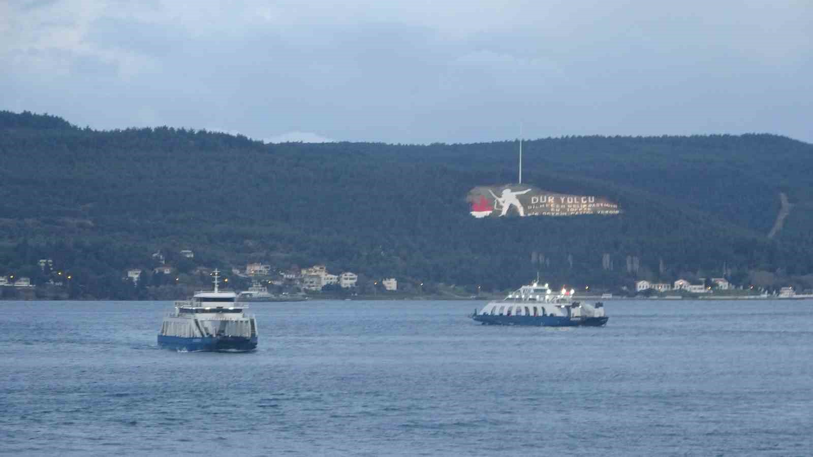 Bozcaada ve Gökçeada’ya bazı feribot seferleri iptal edildi