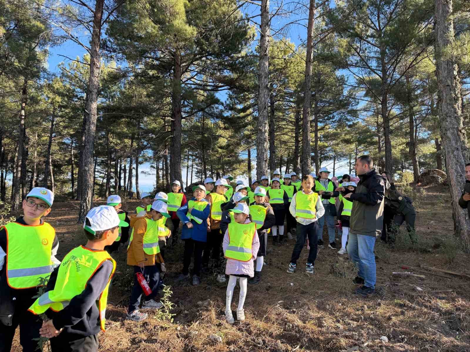 Çineli öğrencilere orman faaliyetleri anlatıldı
