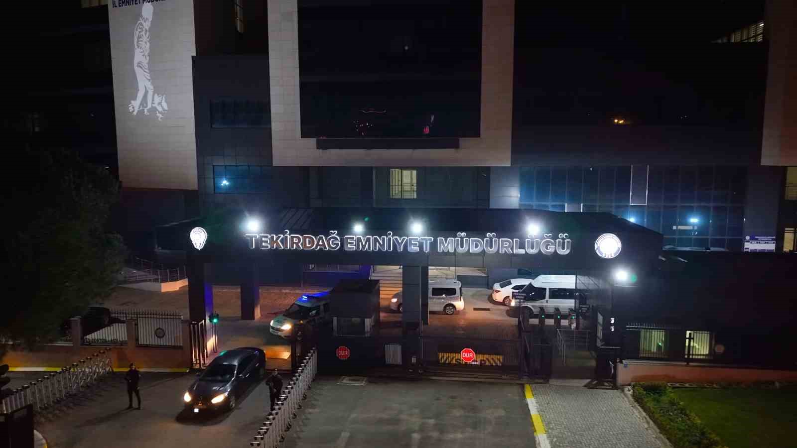 Tekirdağ’da 700 polisle dev uygulama