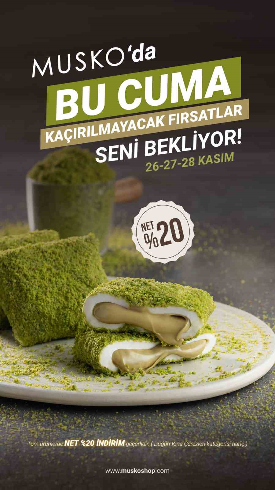 Musko Kuruyemiş&rsquo;ten "Efsane Kasım" indirimleri
