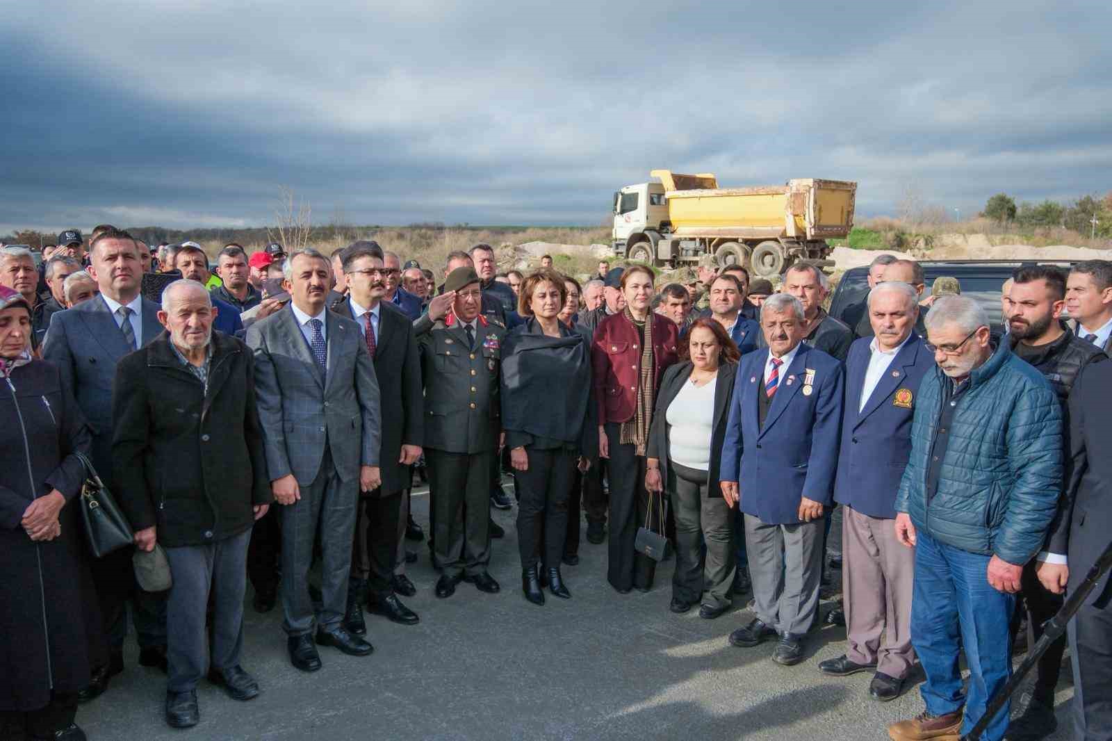 Restore edilen Üç Şehitler Anıtı’nın açılışında duygu dolu anlar yaşandı