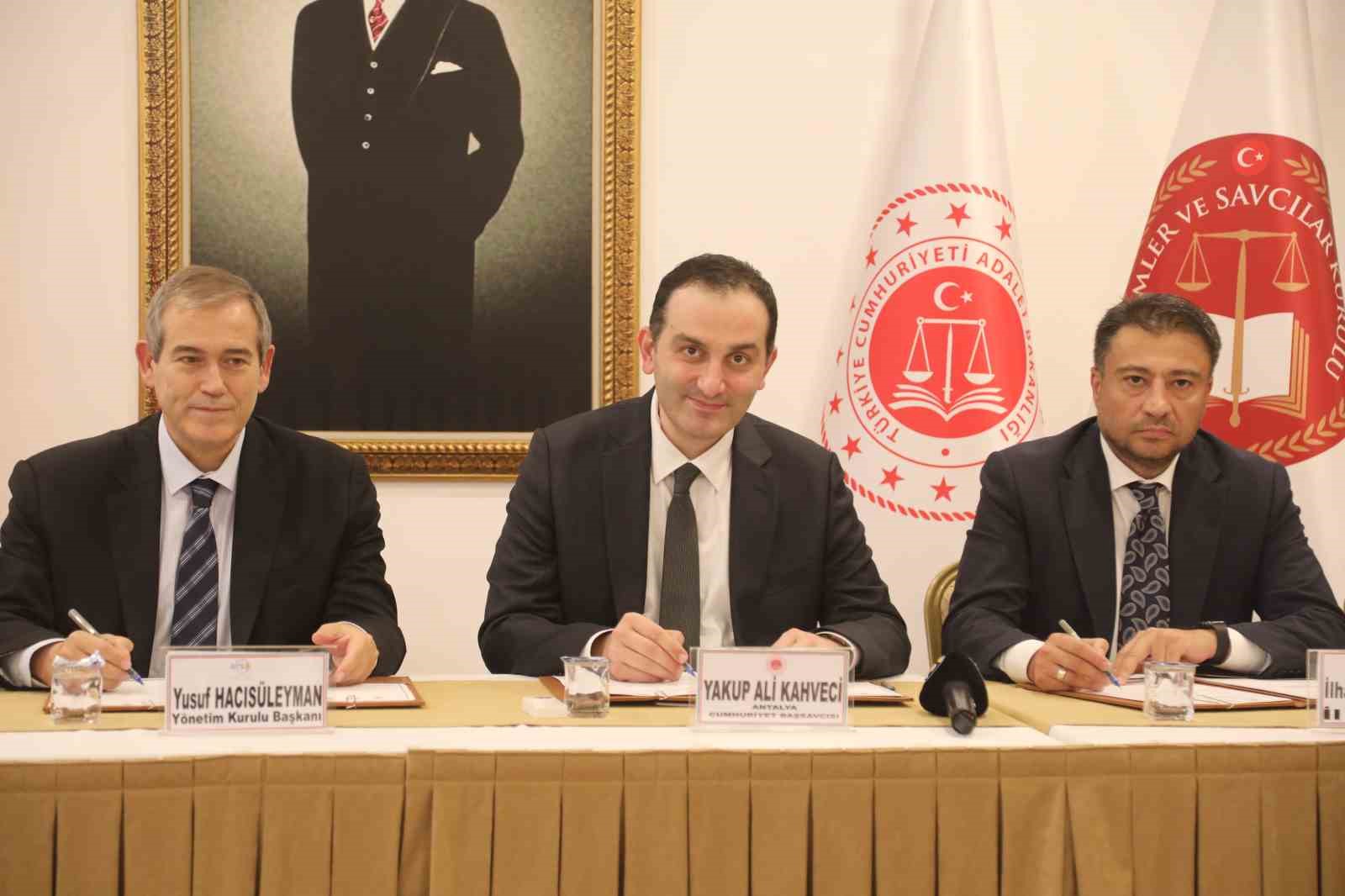 Antalya’da denetimli serbestlik kapsamındaki hükümlülerin istihdamı için işbirliği protokolü imzalandı