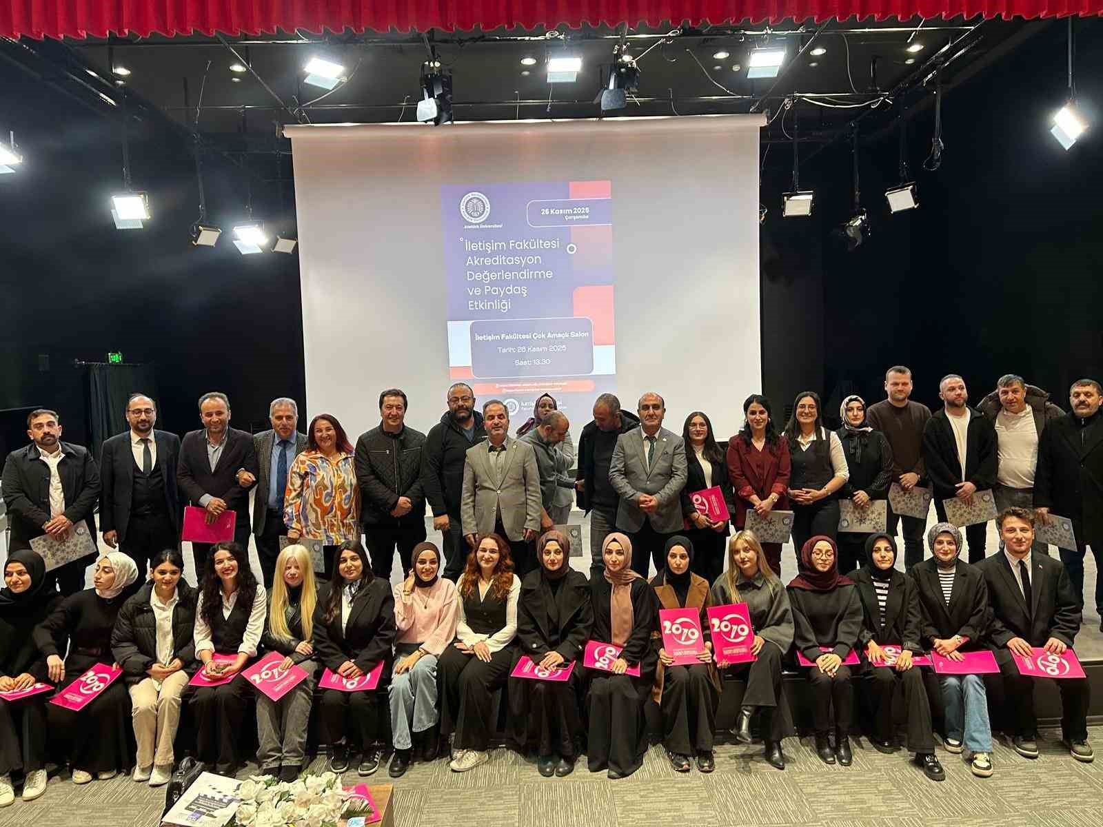 Atatürk Üniversitesi İletişim Fakültesi’nde akreditasyon değerlendirme ve paydaş etkinliği