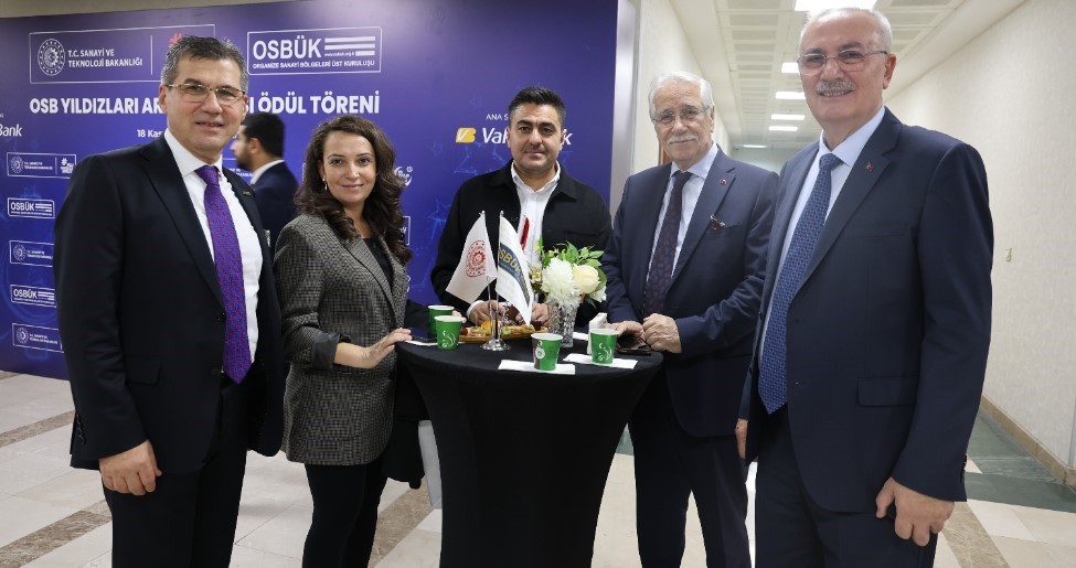 Mekap, OSB Yıldızları ödülüne layık görüldü
