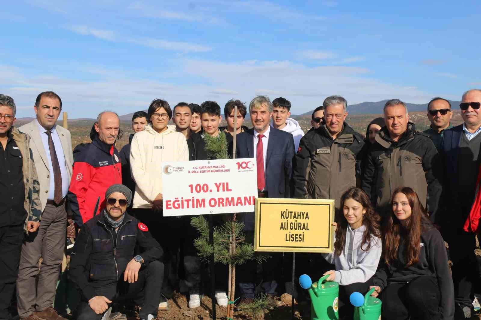 Kütahya’da fidan dikimi etkinliği gerçekleştirildi