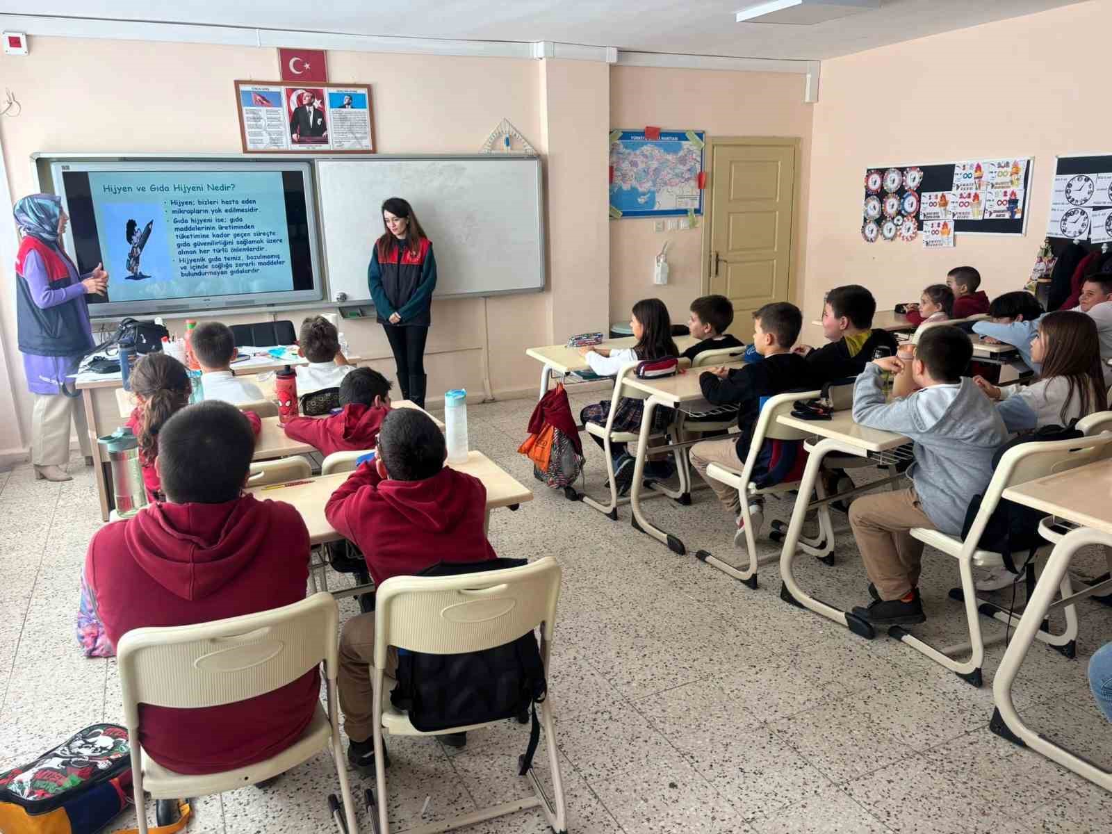 Lüleburgaz’da öğrencilere su verimliliği, gıda israfı ve beslenme eğitimi verildi