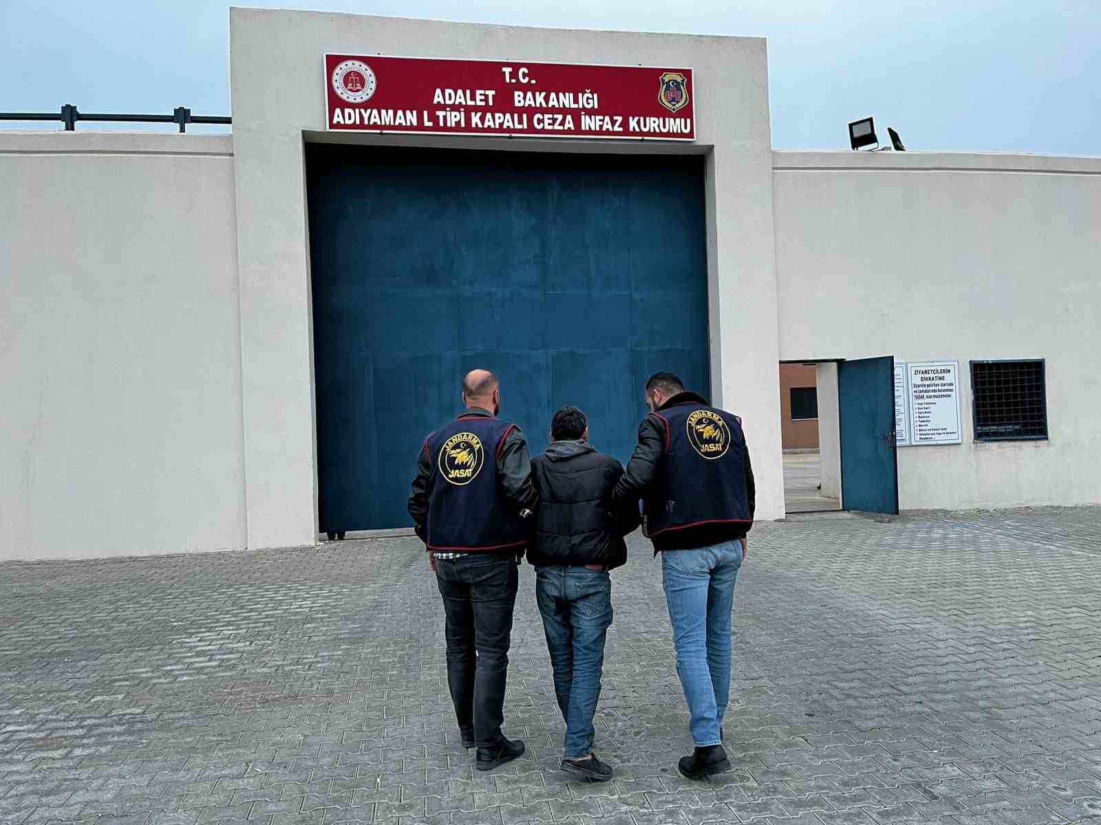 Adıyaman 13 yıl hapis cezası bulunan şahıs yakalandı