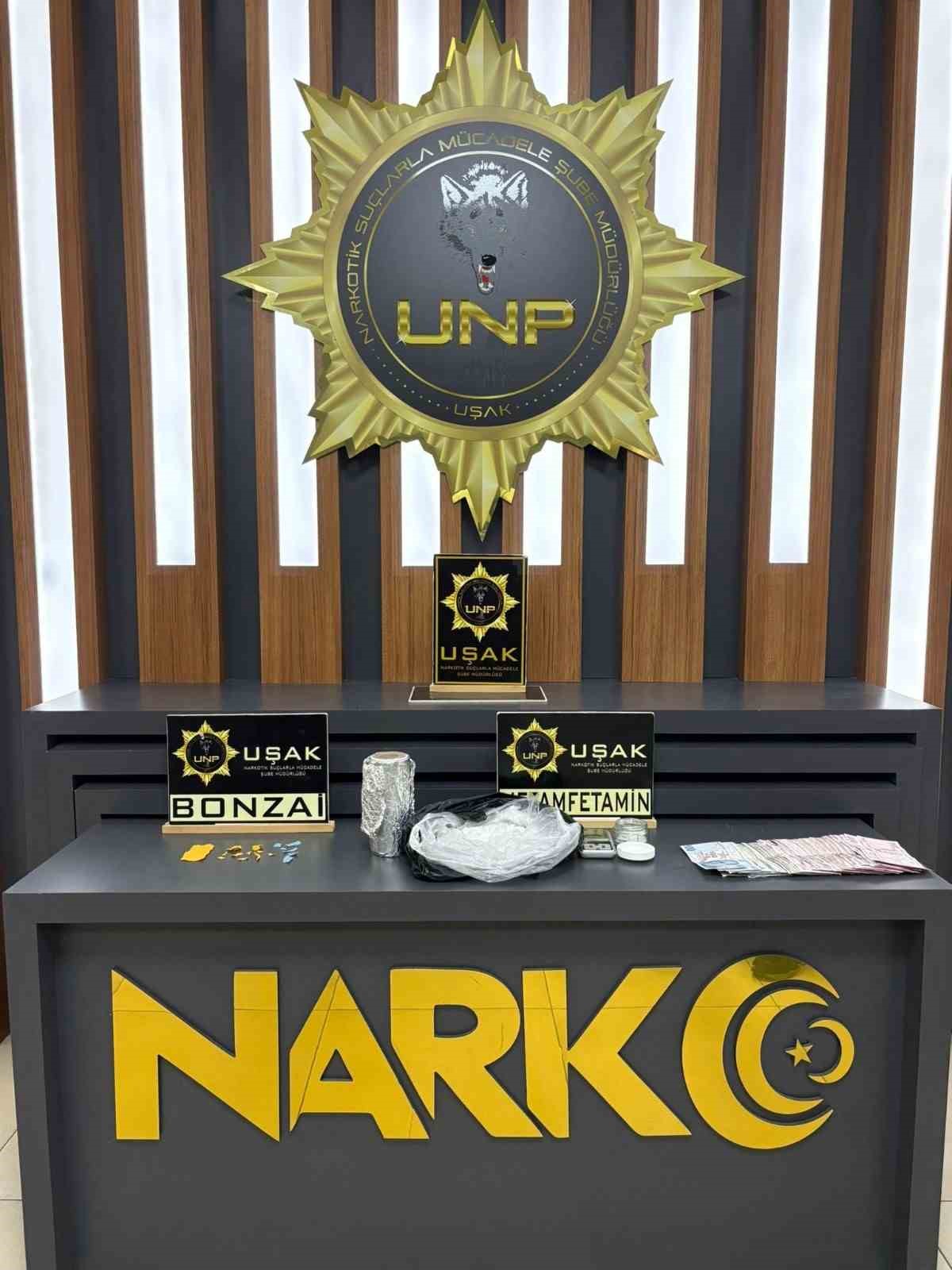 Uşak’ta uyuşturucu operasyonu: 5 kişi tutuklama