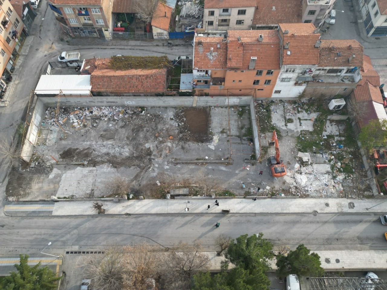 Çorum Belediyesi o alanı otoparka çeviriyor