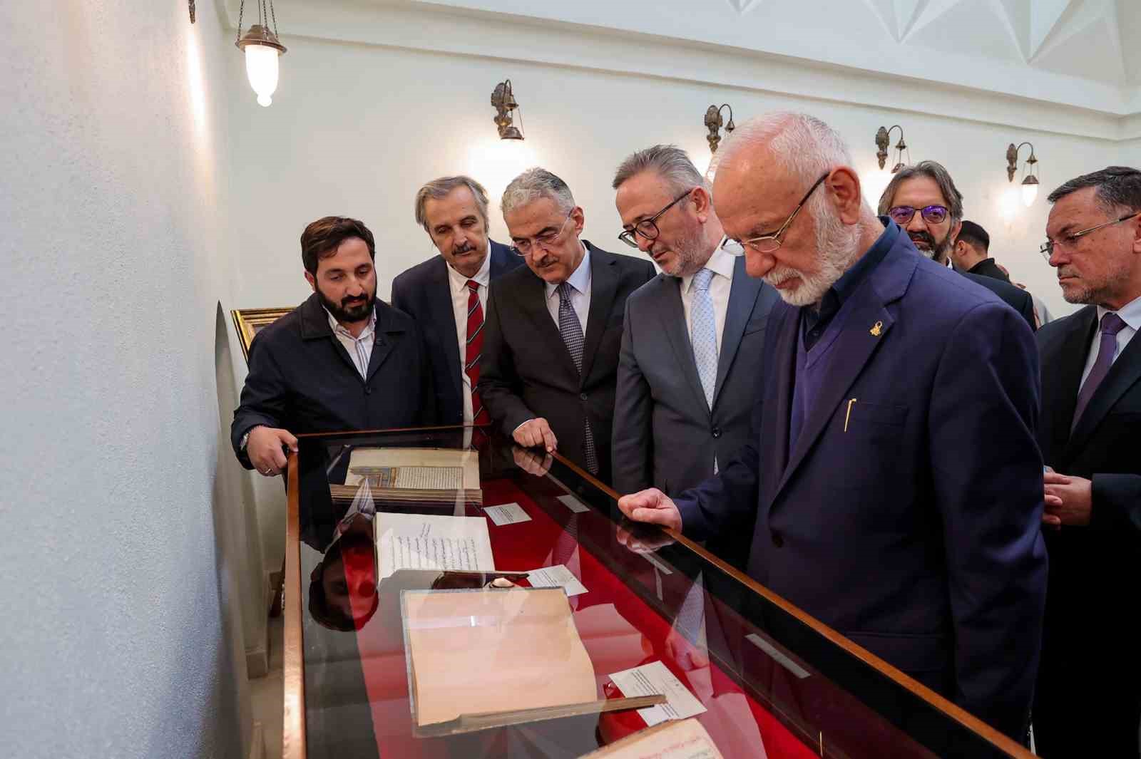 İnebey Yazma Eser Kütüphanesi’nde Bursevî Sergisi açıldı
