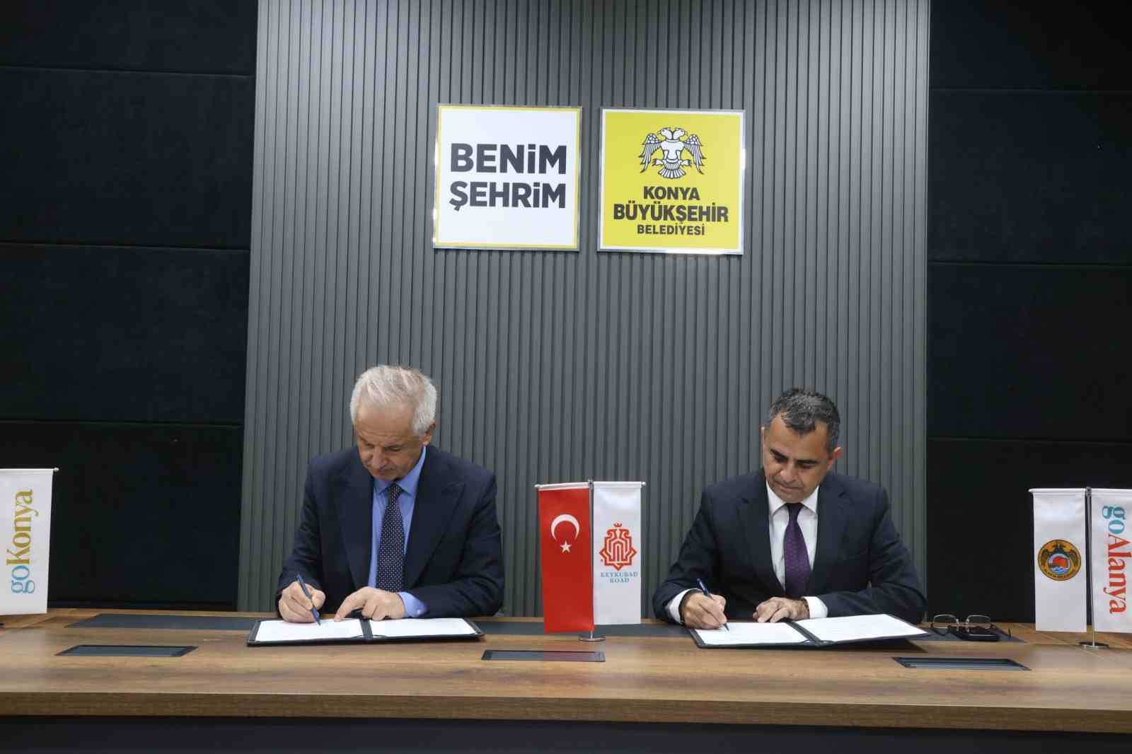 Sultan Alaeddin Keykubad’ın iki başkentini birleştiren kadim kervan yolu için imzalar atıldı