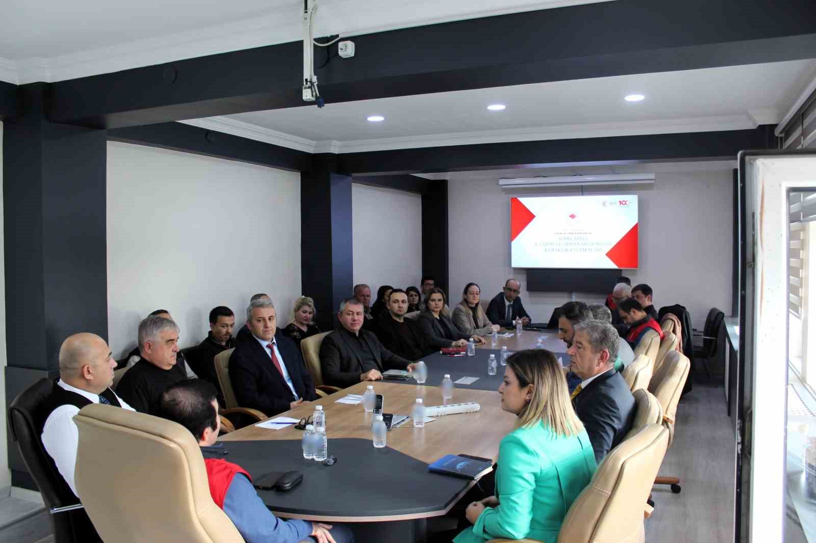 Kırklareli’de "Tarımsal Kuraklık İl Kriz Merkezi Toplantısı"