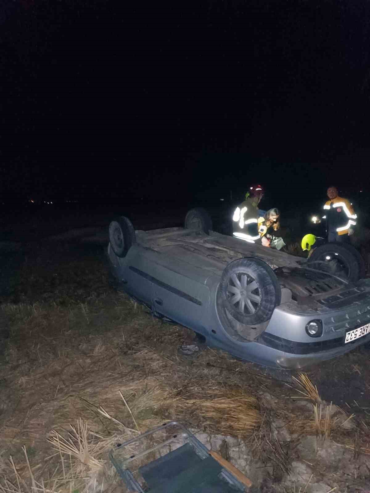 Gönen-Bandırma karayolunda trafik kazası: 1 yaralı
