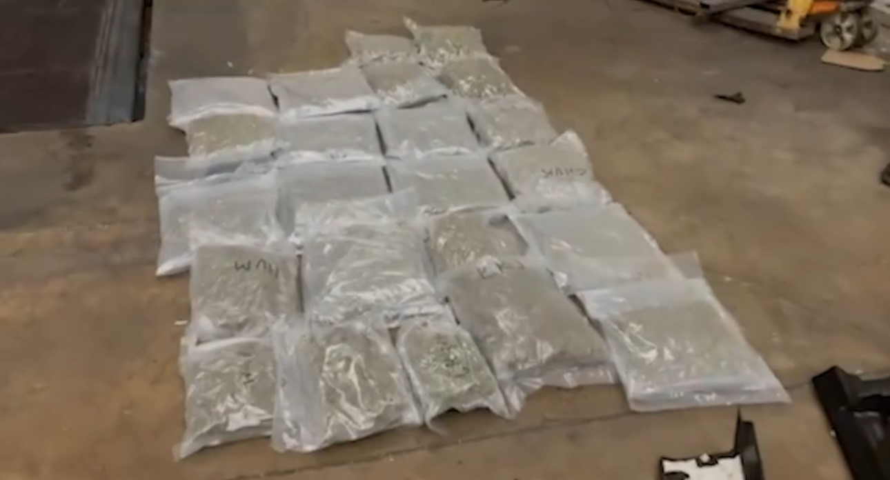 Kapıkule’de aracın gizli bölmelerinden 23 kilo 820 gram skunk çıktı