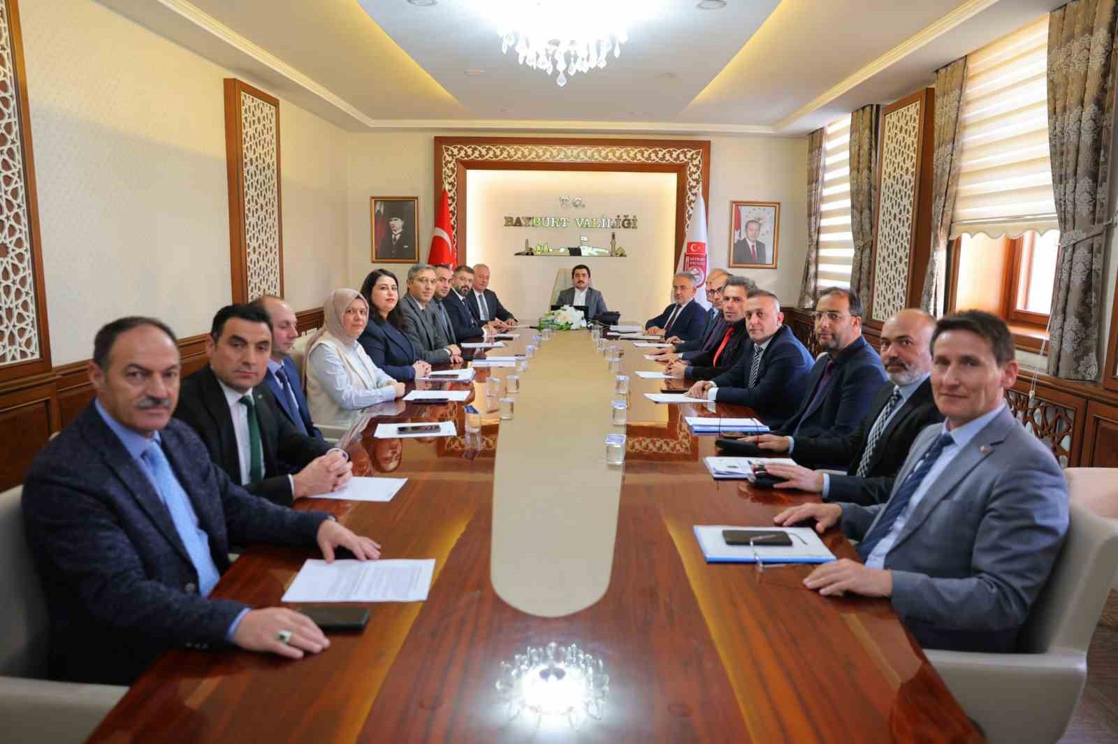 Bayburt’ta Bağımlılıkla Mücadele Toplantısı gerçekleştirildi