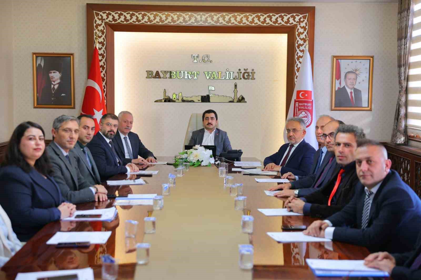 Bayburt’ta Bağımlılıkla Mücadele Toplantısı gerçekleştirildi