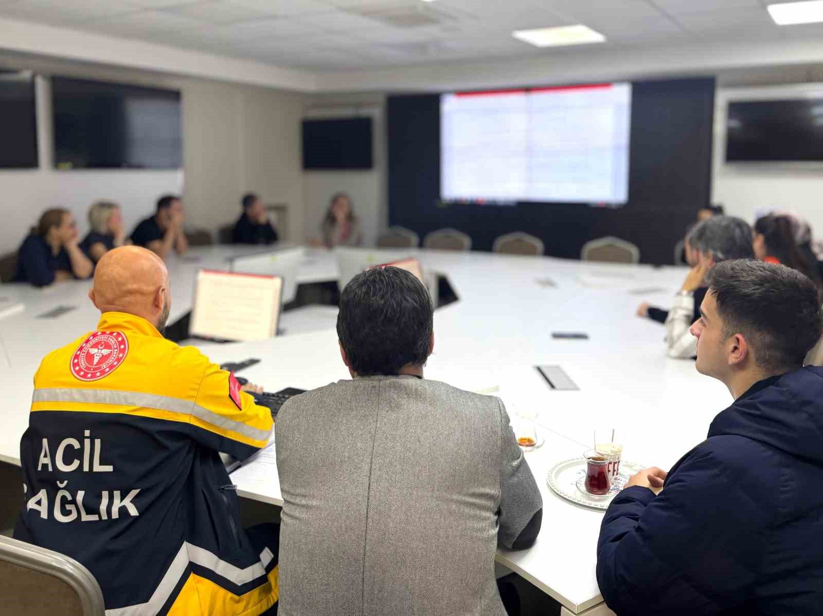 Eskişehir İl Ambulans Servisi Başhekimliğinde yangın tatbikatı
