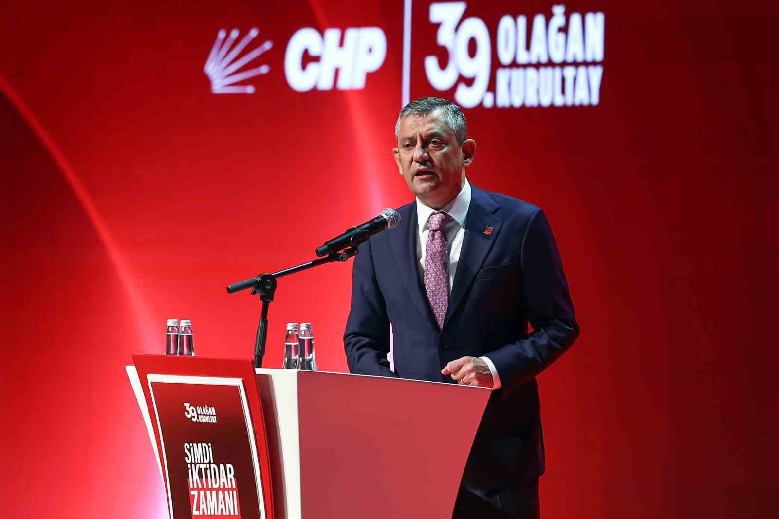 Yeni parti programının görüşüleceğıi CHP 39. Olağan Kurultayı başladı