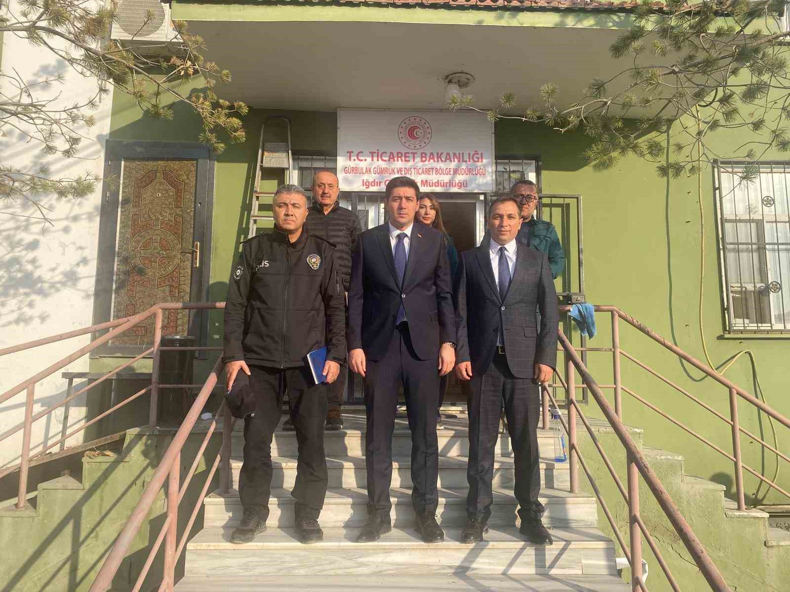 Kaymakam Erdoğan Gümrük Müdürlüğünü ziyaret etti