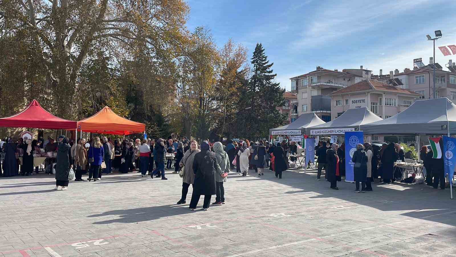 Karaman’da Gazze için hayır panayırı düzenlendi
