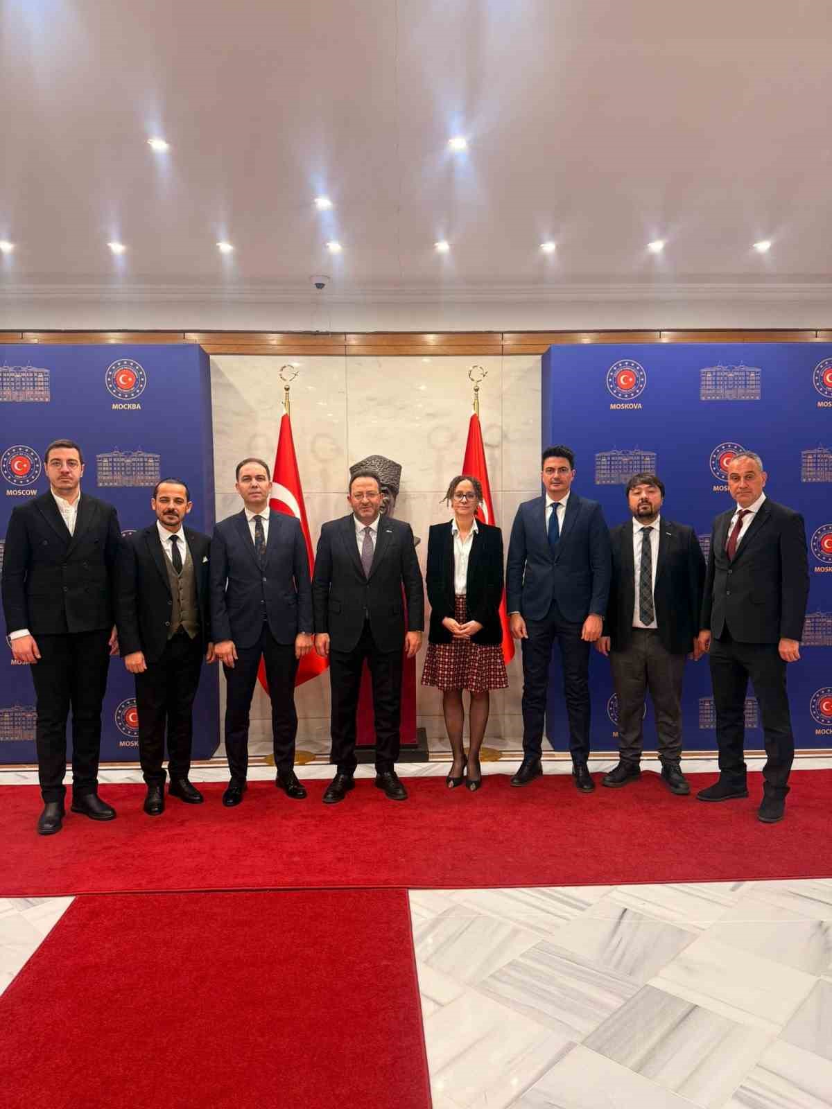 M&Uuml;SİAD Kayseri heyetinden Rusya temasları
