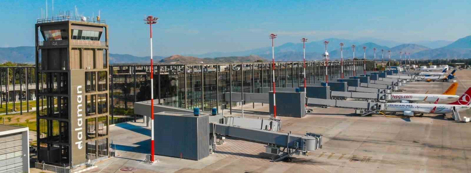 Dalaman havalimanı 10 ayda 5,5 milyon yolcuya hizmet verdi