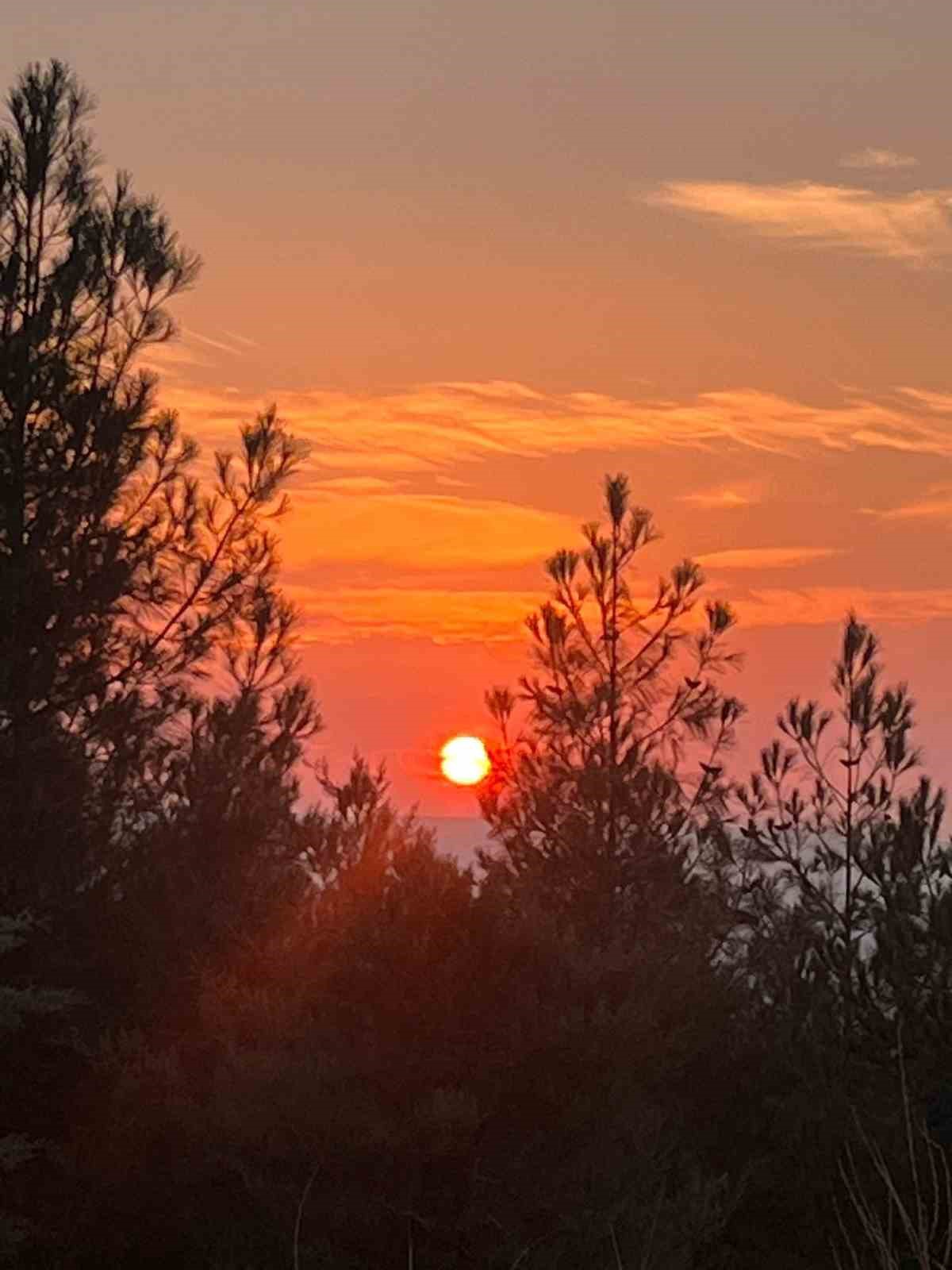 Batman’da kartpostallık gün batımı manzarası