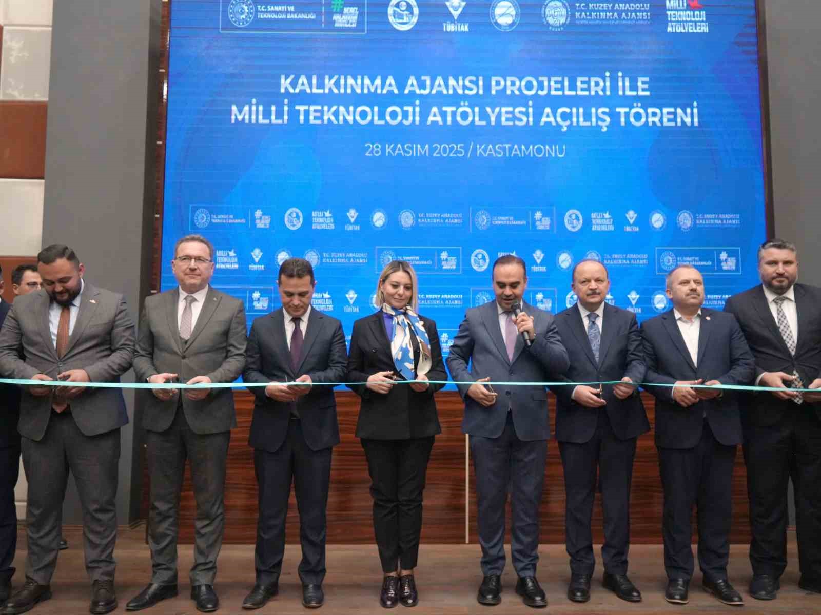 Kastamonu’da tamamlanan 13 projenin açılışını Bakan Kacır yaptı