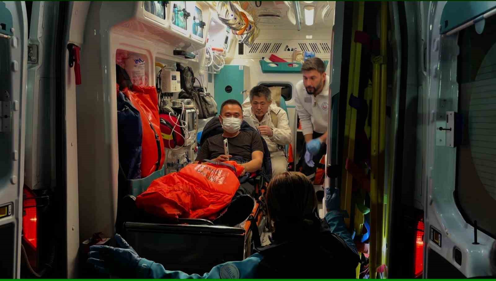 Gemiden tahliye edilen 25 personel Kocaeli’ye getirildi