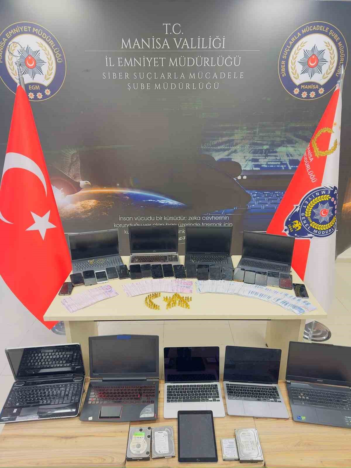 Manisa merkezli 8 ilde yasa dışı bahis operasyonunda 23 g&ouml;zaltı
