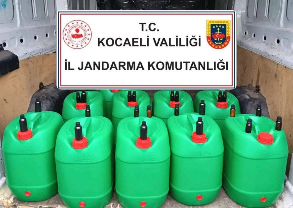 400 litre sahte alkol ele geçirildi