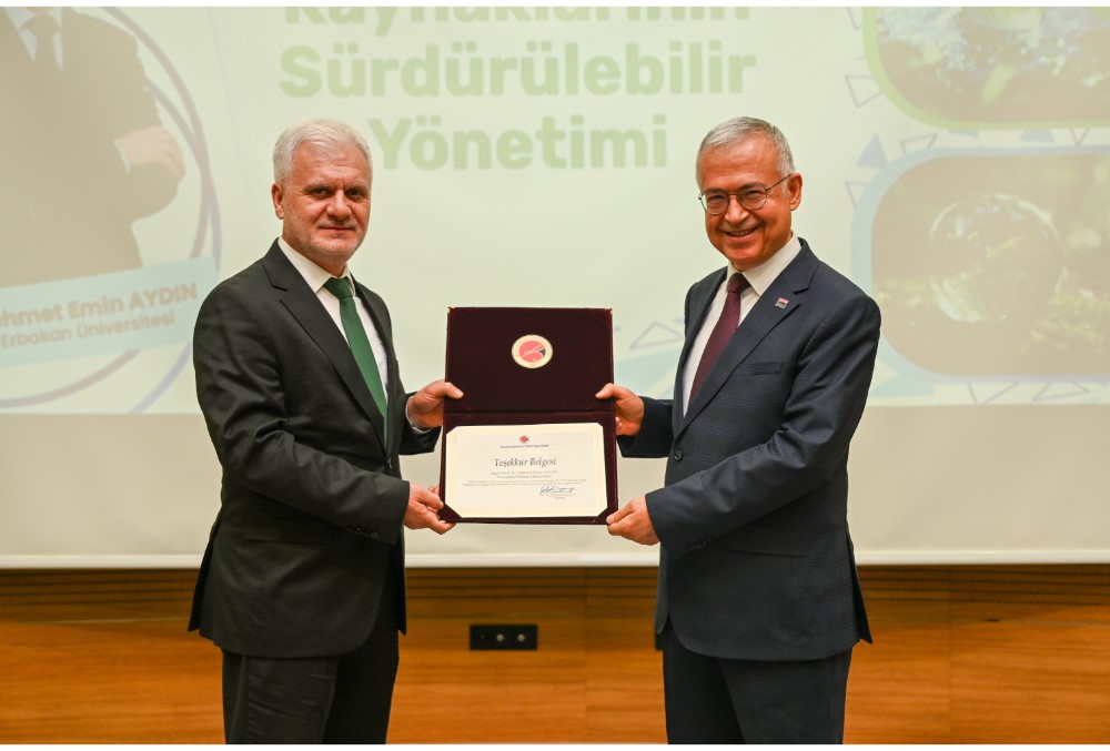 Prof. Dr. Aydın: ’2030 yılına kadar su kaynaklarında yüzde 10 azalma bekleniyor’
