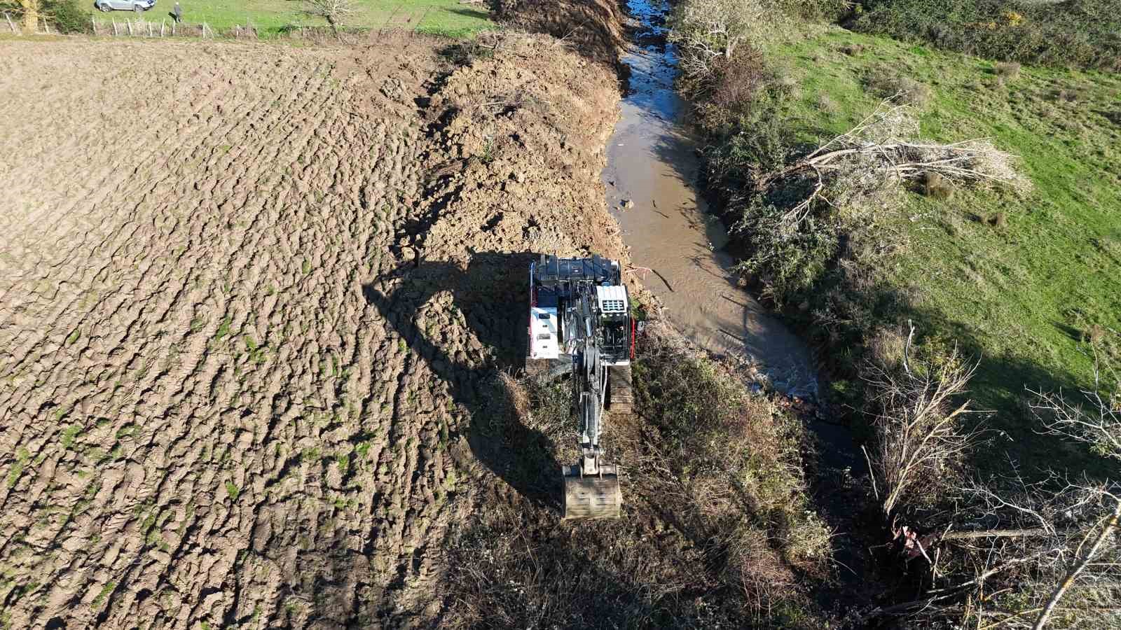 Sinop’ta dere taşkınlarına müdahale