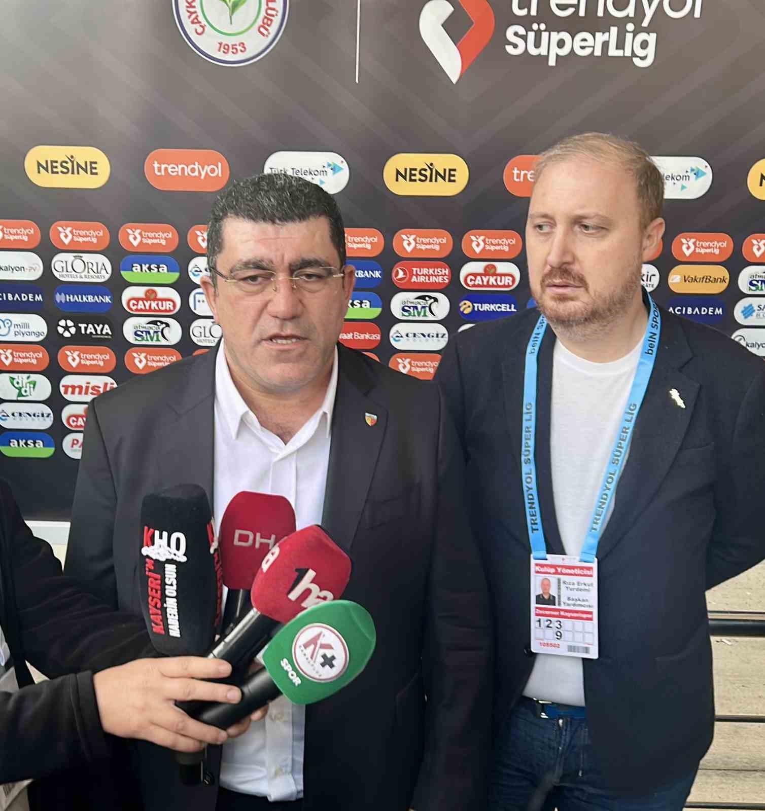 Kayserispor Başkanı Açıkalın: "Devamını getireceğiz"