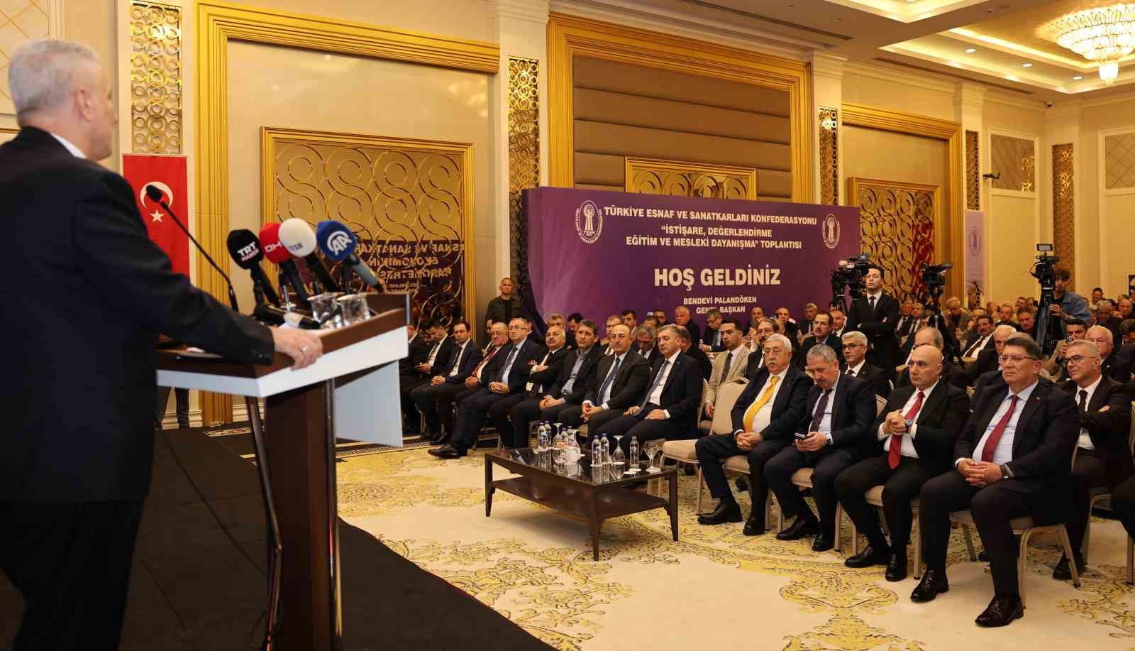 TESK Başkanı Palandöken: "Az kazanandan az, çok kazanandan çok vergi alınmalı"