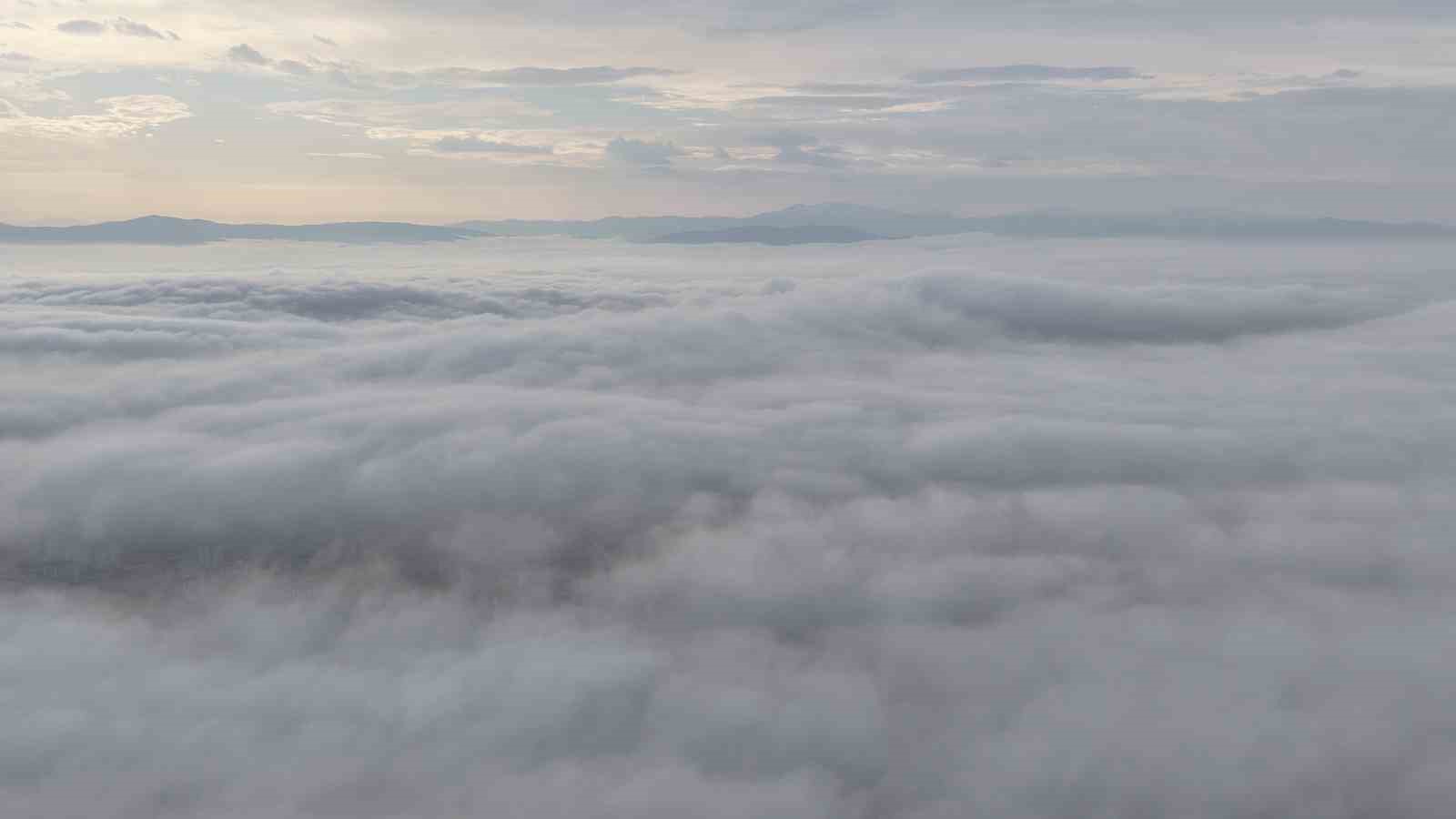 Elazığ sis denizinde kayboldu, ortaya kartpostallık görüntüler çıktı