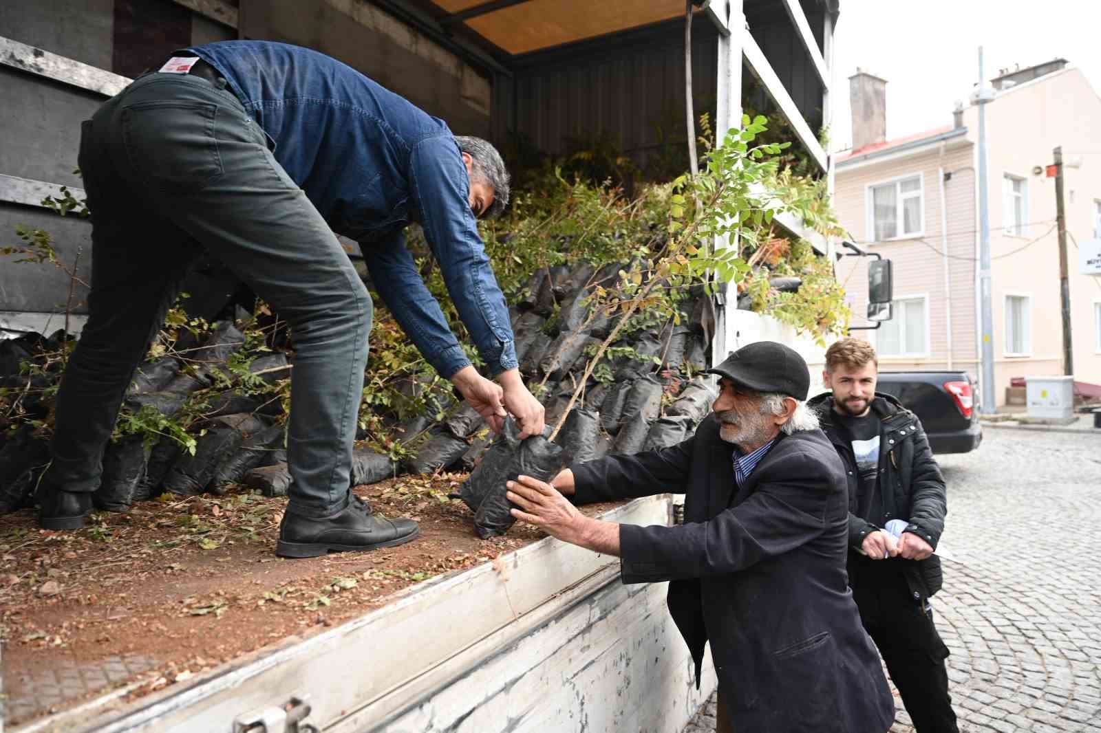 Konya B&uuml;y&uuml;kşehir&rsquo;den &uuml;reticiye sumak fidanı desteği
