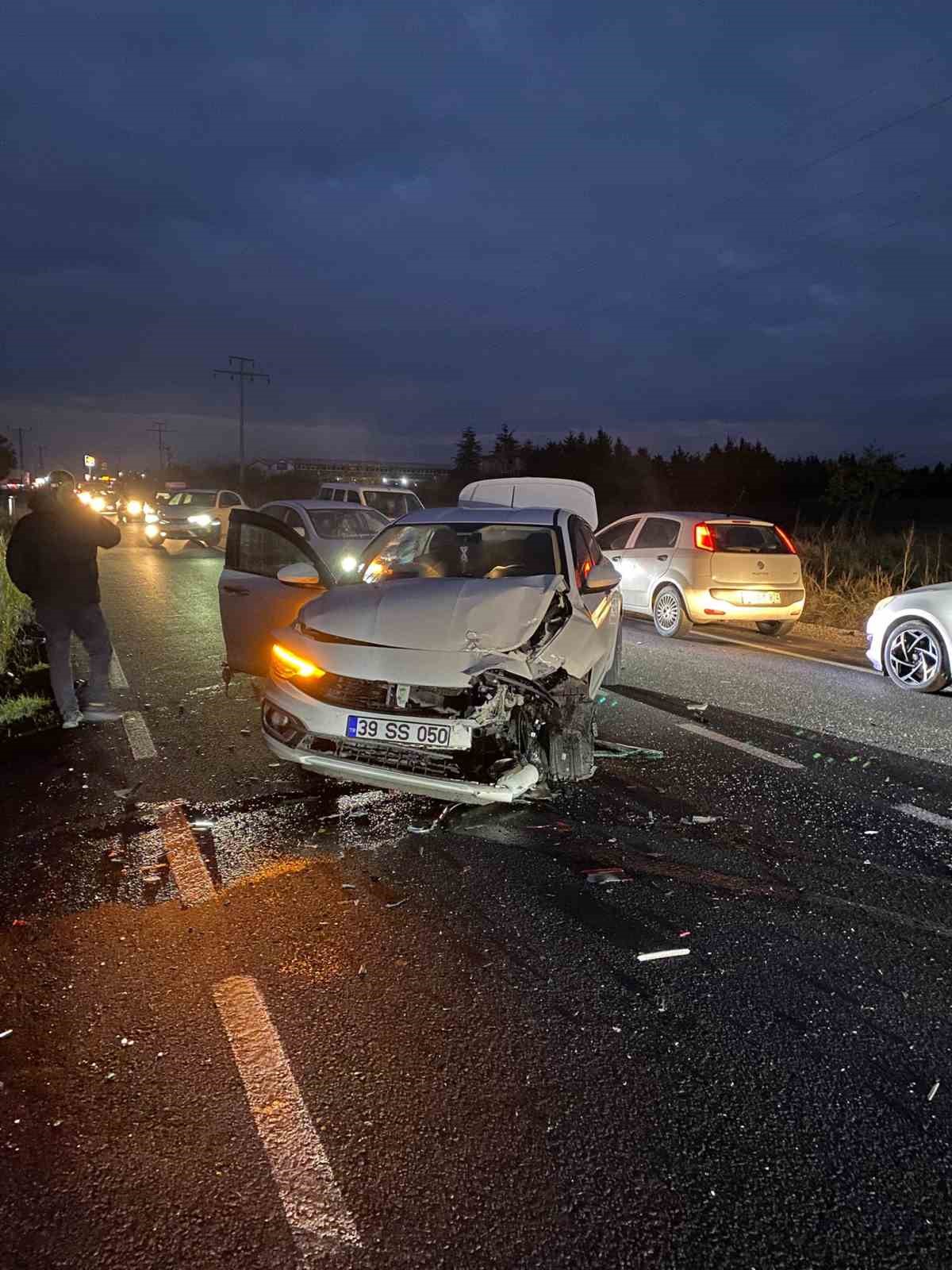 Kırklareli’nde kaza