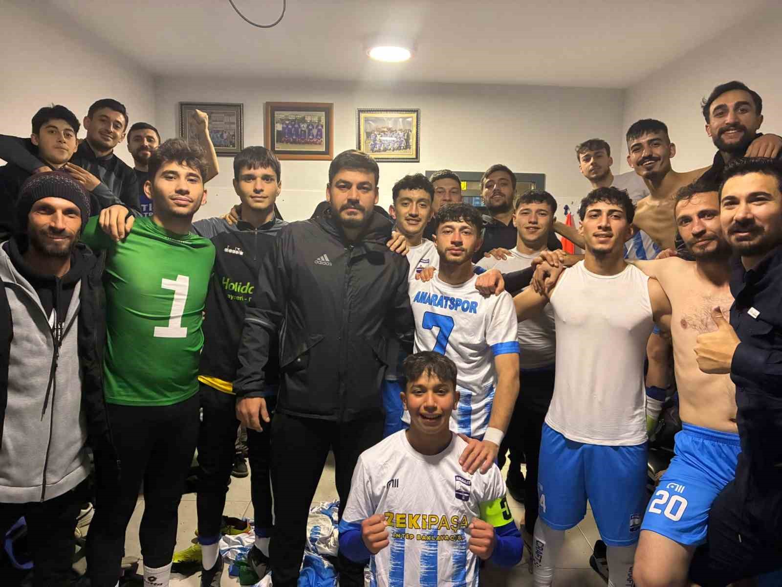 Amaratspor 3 puanı 7 golle aldı