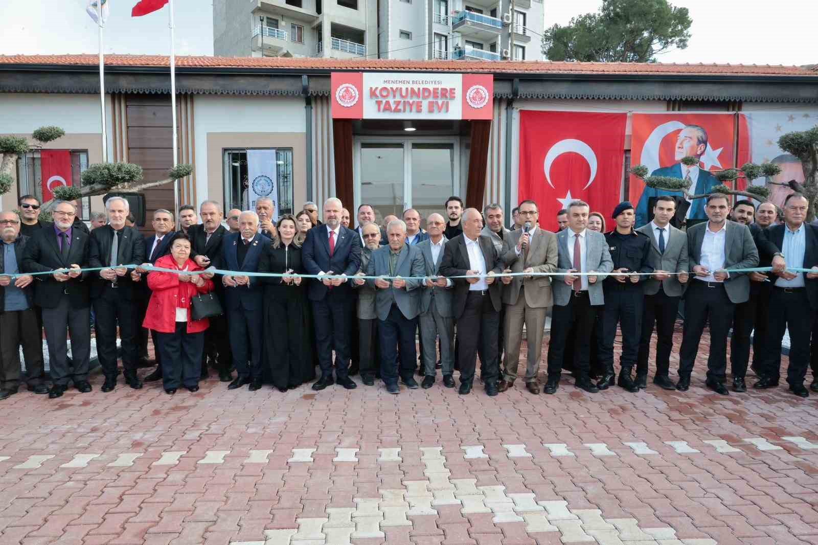 Menemen’de Koyundere Taziye Evi hizmete açıldı
