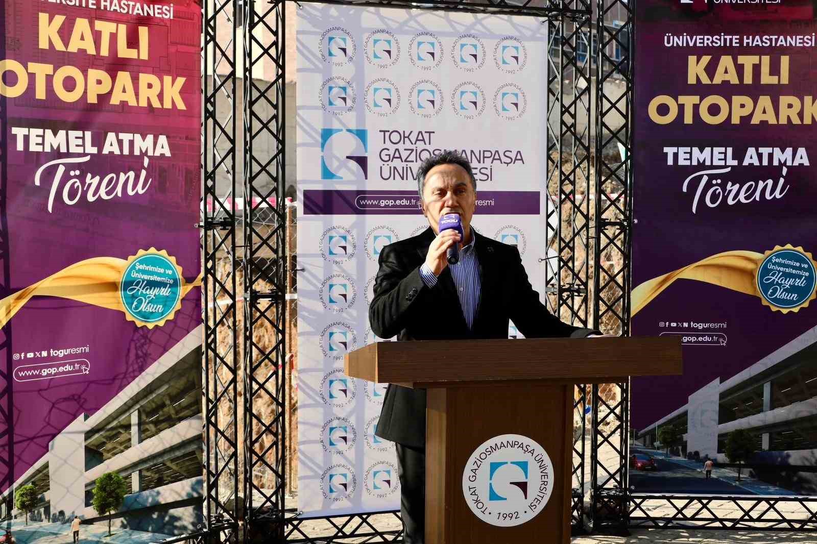 TOGÜ’de 4 katlı 500 araçlık otoparkın temeli atıldı