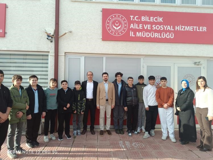 Bilecik&rsquo;te &ouml;ğrenciler sosyal hizmetleri yerinde inceledi

