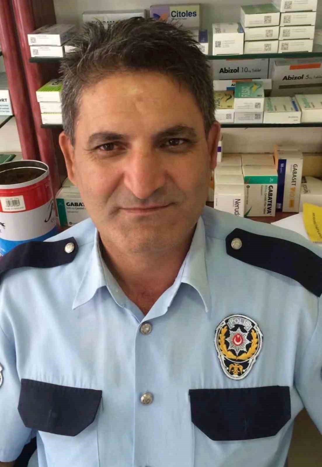 Vefat eden polis memuru törenle uğurlandı
