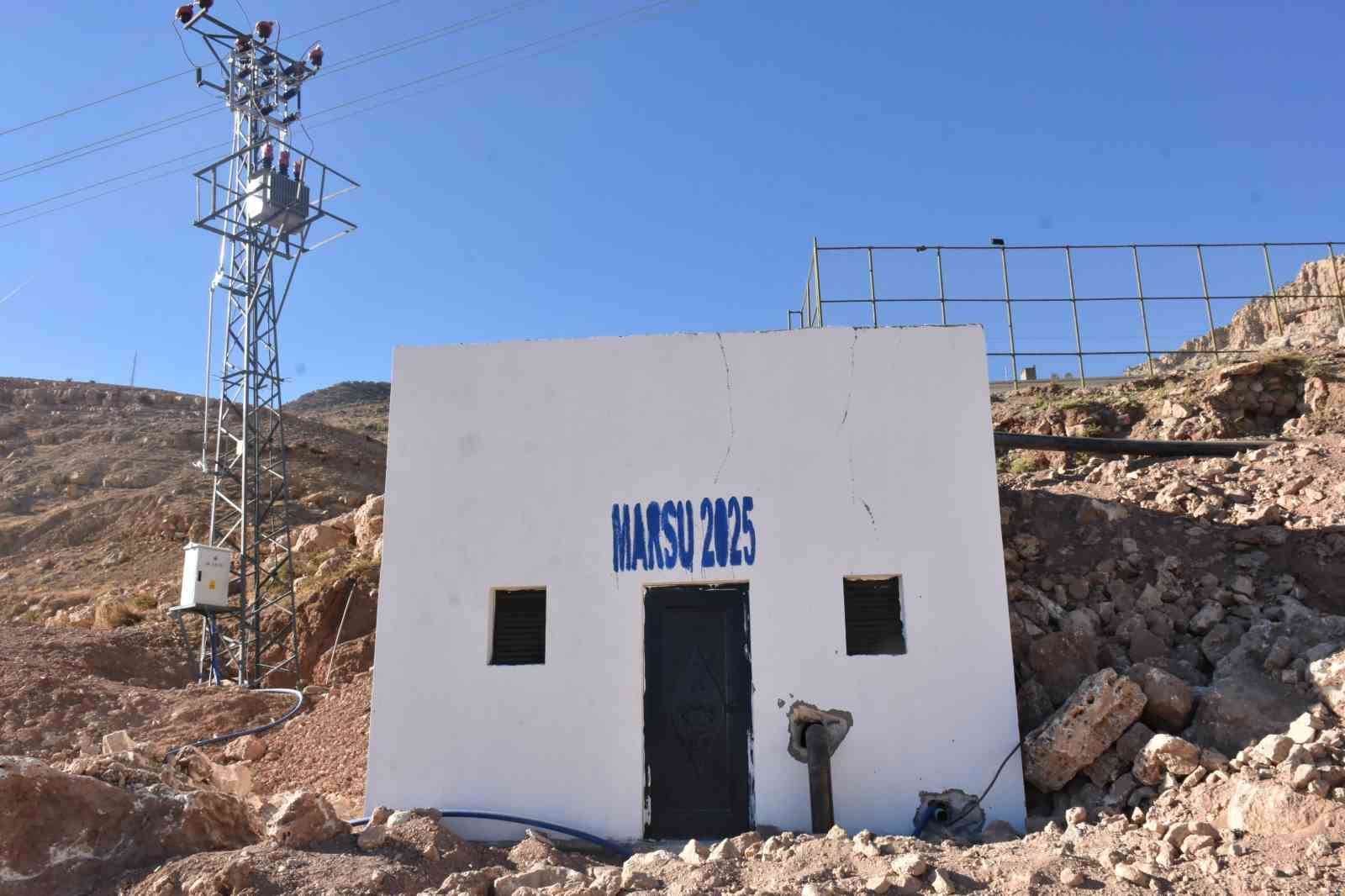 MARSU, Dargeçit’te içme suyu hattını rahatlatacak çalışmayı tamamladı