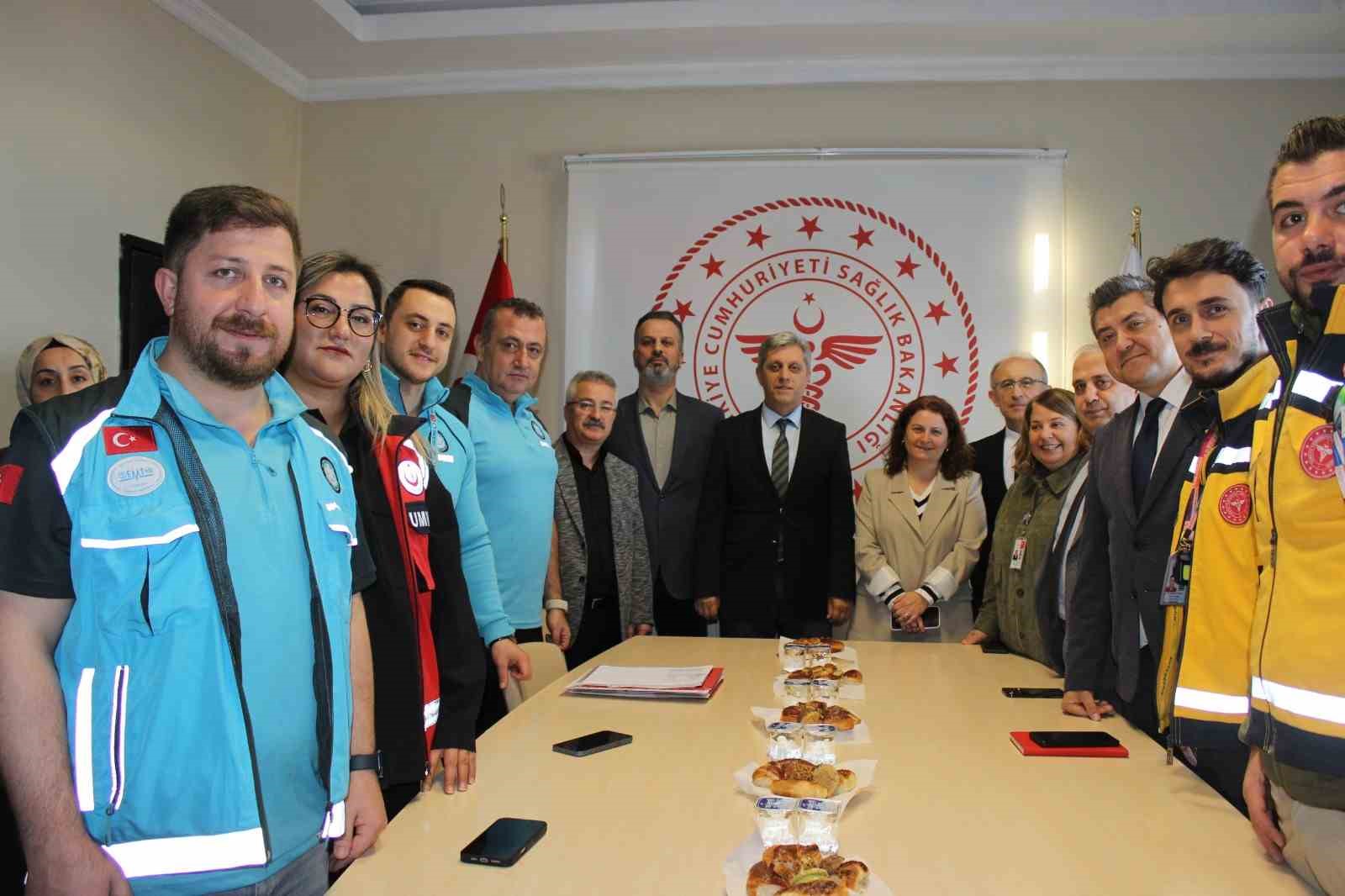 Zonguldak&rsquo;ta UMKE tatbikatına katılanlara teşekk&uuml;r belgesi
